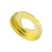 Terminal Cup Washer, for Binding Head Screw #6 Screw (21/64" OD x 3/64" Inside Hgt) Brass Plain Finish by Spaenaur Inc.