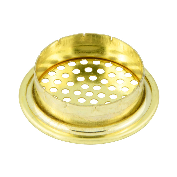 Ventilator Grommet 9/16" Hole Dia., 3/4" Top OD Steel Brass Plated (Component Of #116-A06-1C) by Spaenaur Inc.