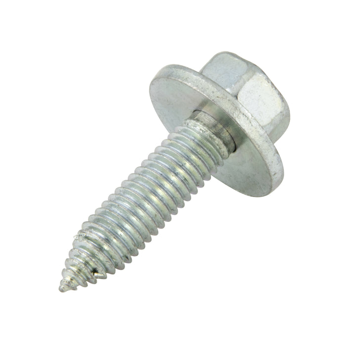 Sems Machine Screw Hex Head With, 17.0mm OD Washer Head, Ca Point, M6.3 X 1.00 Pitch X 25mm Length, Low Carbon Steel, Zinc Plated by Spaenaur Inc.