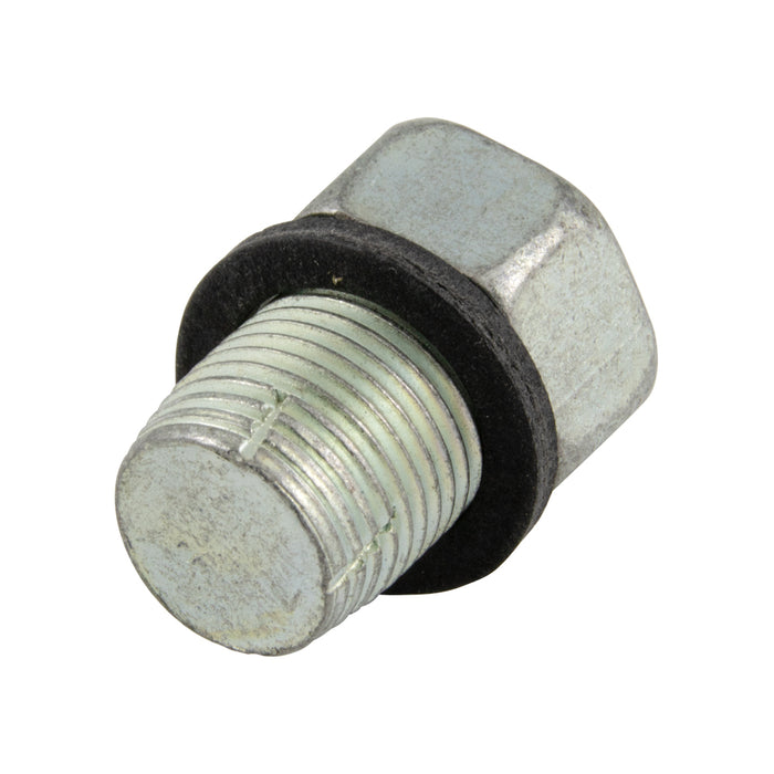 Bouchon de vidange autotaraudeur avec joint en fibre 11/16"-16 Standard Surdimensionné Acier à faible teneur en carbone Boîtier en zinc durci PLTD par Spaenaur Inc.