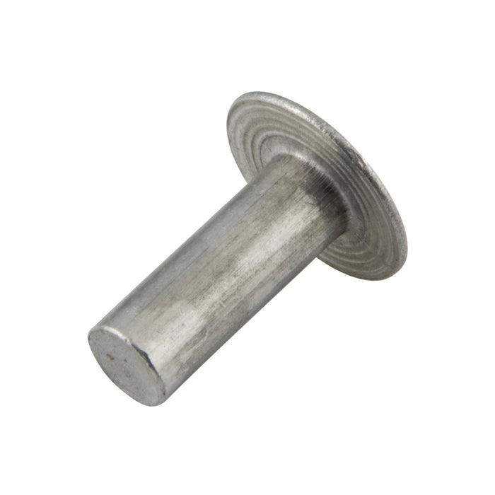 Rivet à tête bombée en aluminium massif 1/4 po de diamètre x 3/4 po de longueur Aluminium-1100F ordinaire par Spaenaur Inc.