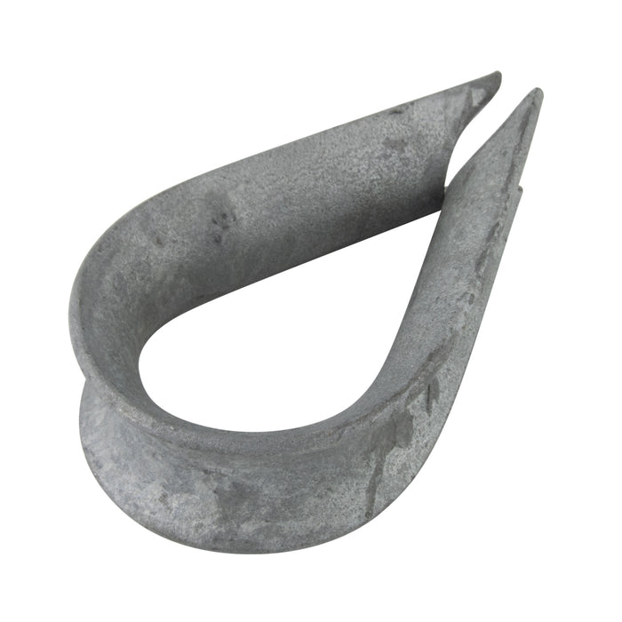 Cosse standard pour câble métallique de 3/8 po, électroplaquée par Spaenaur Inc.