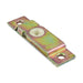 UNIversal Dead-Bolt Latch W/Nylon Bolt 3.25" LGTH x 0.87" W Steel Zinc Plated by Spaenaur Inc.