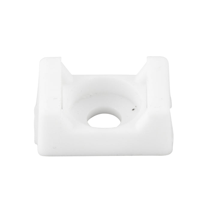 Cable Tie Mount M,I,S Tie Sizes, #6 Screw Hole Nylon by Spaenaur Inc.