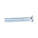 Machine Screw, Oval Head, Slotted Drive, M8 x 1.25 mm UNC x 50 mm Length, Steel Zinc Plated Trivalent by Spaenaur Inc.