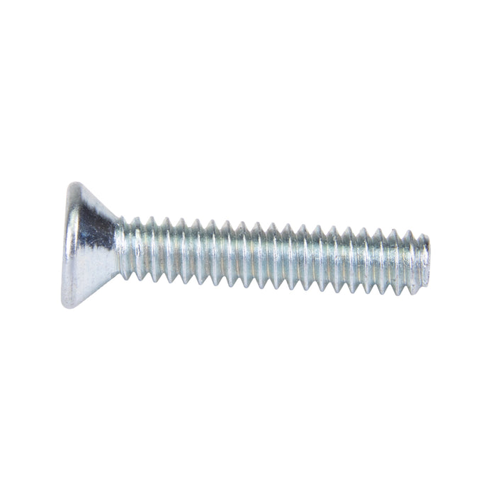 Machine Screw, Flat Head, Phillips Drive, M8 x 1.25 mm UNC x 80 mm Length, Steel Zinc Plated