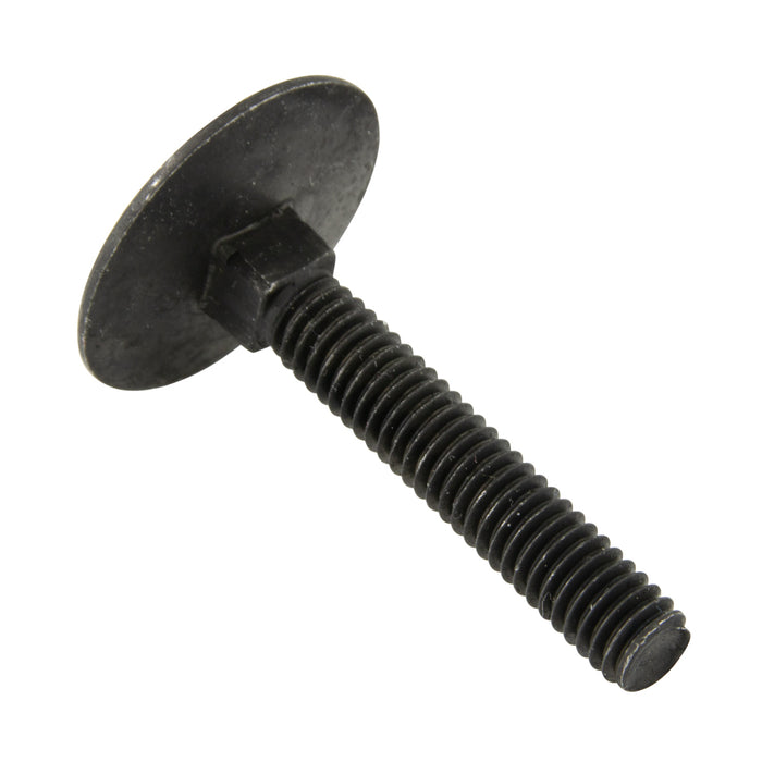 Elevator Bolt, Large Head Flat countersunk Head, 5/16"-18 x 2" Length, Steel Plain Grade 5, ASME/ANSI B18.5