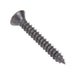 Tapping Screw, Flat Head Torx TR15 Drive, #6 x 1-1/2" Length, Steel Plain by Torx®