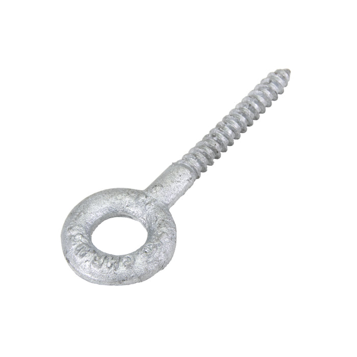 Boulon à œil à vis 5/16 po x 2 1/4 po de longueur de tige, œil de 5/8 po de diamètre intérieur Acier forgé à chaud Galvanisé à chaud