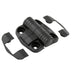 Door-Positioning Hinge W/Covers 150 Degree Detented Open Angle 1.1 Nm Positioning torque Acetal Black,Steel Zinc Detent Tube (#10/M5 Mountng Hrdwr Not Supplied) (C6-38 & C6-601) by SouthCo