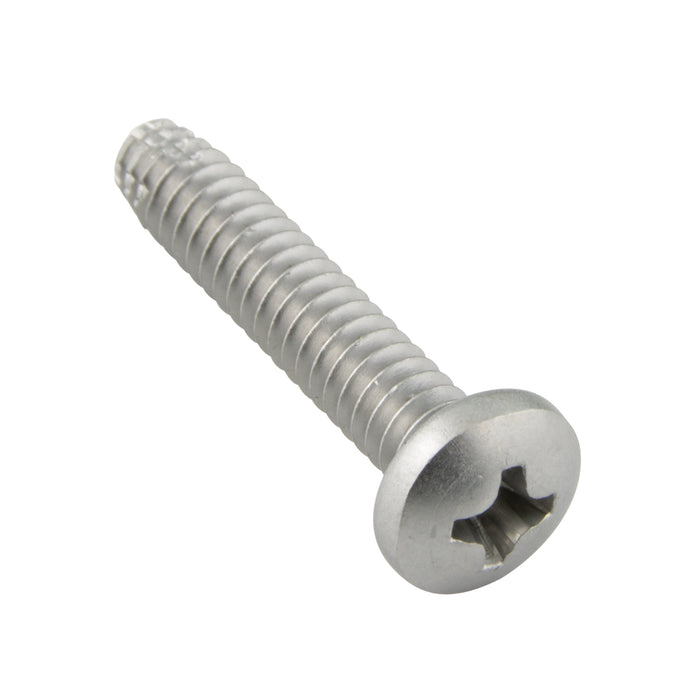 Thread-Cutting Screw, Phillips Pan #10-24 UNC x 3/8" LONG, Type F 410 Stainless Steel Hardened ANSI B18.6.4 by Spaenaur Inc.
