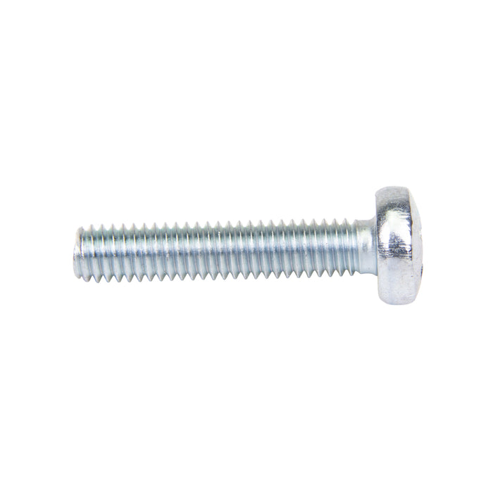 Machine Screw, Raised Cheese Head, Phillips Drive, M2 x 0.40 mm UNC x 12 mm Length, Steel Zinc Plated Blue by Spaenaur Inc.