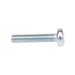 Machine Screw, Raised Cheese Head, Phillips Drive, M4 x 0.70 mm UNC x 45 mm Length, Steel Zinc Plated Blue by Spaenaur Inc.