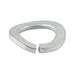 Twisted Split Lockwasher DIN 128B M7 Spring Steel Zinc Plated DIN 128B/ST-ZP M7 by Spaenaur Inc.