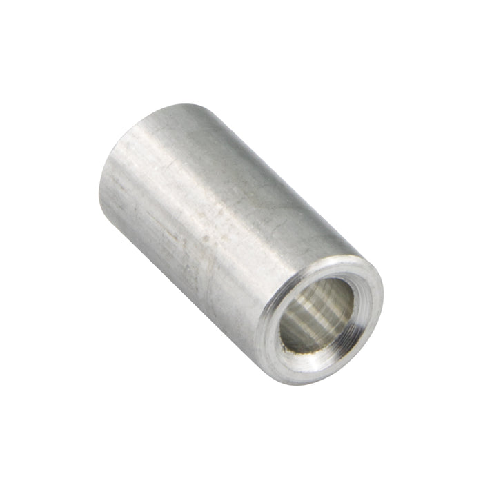 Spacer, Round, Tubular, Not Tapped #4(.115")ID x 3/16" OD x .875" LGTH Aluminum Alloy 2011T3 Plain Finish by Spaenaur Inc.