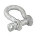 Manille d'ancrage à vis 3/16 po de diamètre, acier C-1035, galvanisée à chaud par Spaenaur Inc.