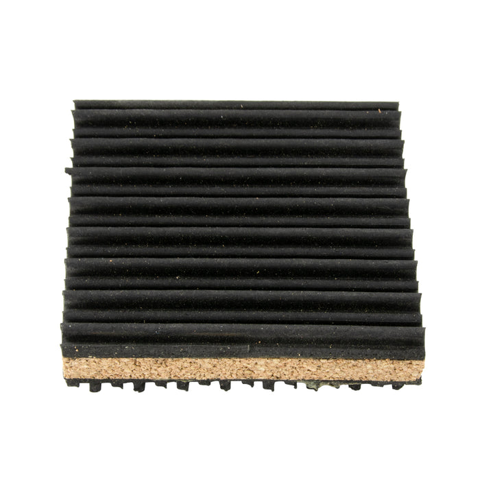 Anti-Vibration Pad 3" x 3" x 1" Cork & Neoprene 50 Duro by Spaenaur Inc.
