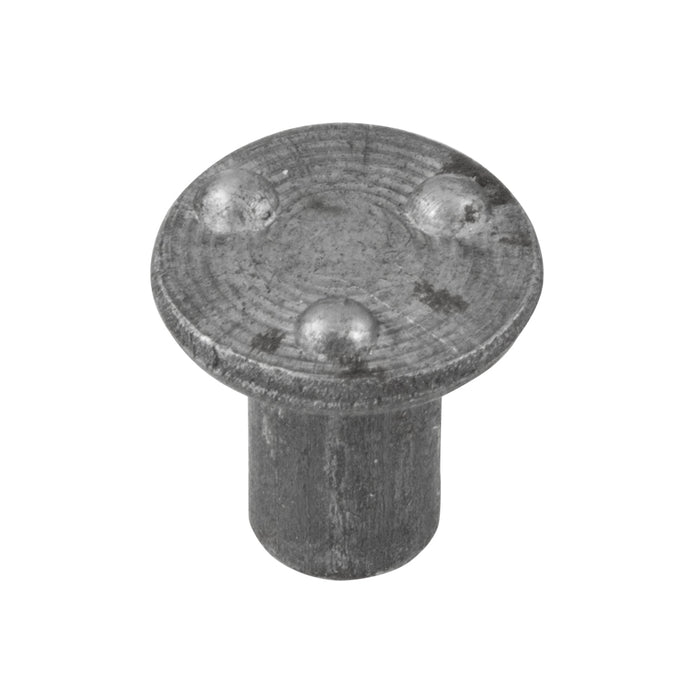 Projection Weld Pin Three Projections Top Of Head 0.250" DIA x 1/2" LONG Low Carbon Steel by Spaenaur Inc.