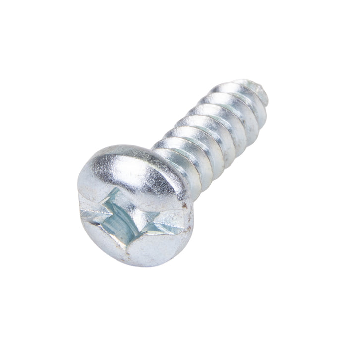 Tapping Screw, Pan Head Socket/Slot Drive, Type AB, #6 x 1/2" Length, Steel Zinc Plated by Spaenaur Inc.