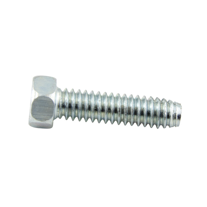 Vis autotaraudeuse, tête hexagonale crantée, type 1, 3/18" - 16 UNC x 5/8" L (HD 9/16" AF), acier à faible teneur en carbone, revêtement de surface en zinc-chrome dur, conforme à la norme ANSI B18.6.4-1966, fabriquée par Spaenaur Inc.