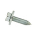 Sems Machine Screw Hex Head With, 17.0mm OD Washer Head, Ca Point, M6.3 X 1.00 Pitch X 25mm Length, Low Carbon Steel, Zinc Plated by Spaenaur Inc.