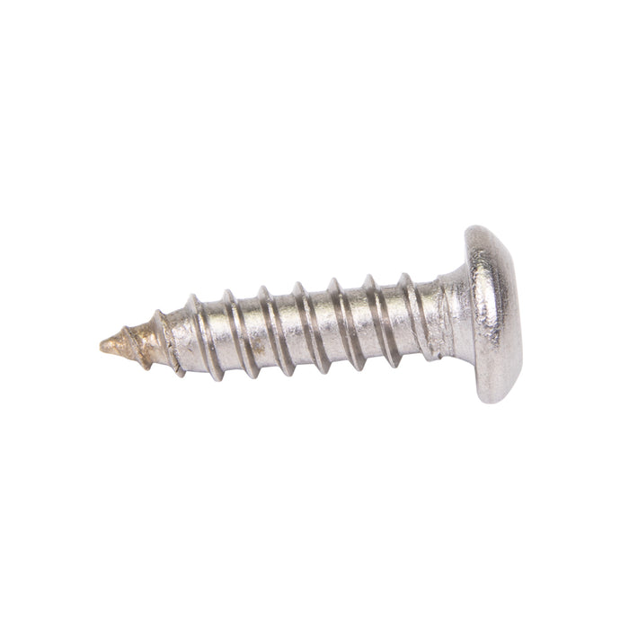 Tamper-Resistant Tapping Screw, Button Head Torx TR10 Drive, #6 x 1-1/2" Length, Stainless Steel 18-8, Type A or Type AB by Torx®