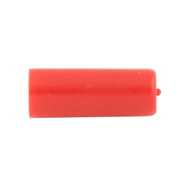 Bouchon de tube en polyéthylène basse densité, diamètre intérieur 2 3/4 po x longueur intérieure 1 po, couleur rouge, par Spaenaur Inc.