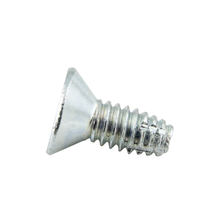 Vis autotaraudeuse, tête plate Phillips, type F, 1/4" - 20 UNC x 5/8" de longueur, en acier à faible teneur en carbone, cémentée et zingochromatée par Spaenaur Inc.