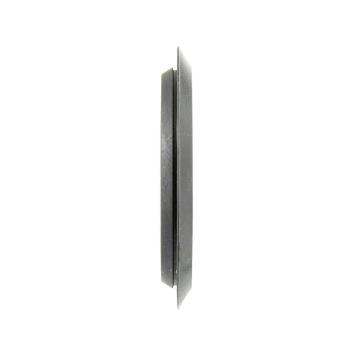 Bouton à enfoncer en plastique, type encastré, trou de 3/4 po x panneau de 0,05/0,011 po, polyéthylène noir, par Spaenaur Inc.