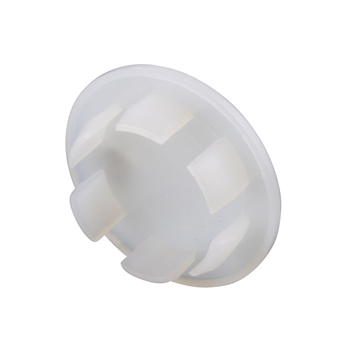 Hole Plug Binder Head Smooth Finish .812" Hole x .031/.109" Panel THK 6/6 Nylon Natural by Spaenaur Inc.