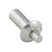 Rivet à enfoncer, tête universelle, diamètre 3/16 po x longueur 21/32 po, prise nominale 1/2 po, aluminium avec goupille en aluminium, lisse, par SouthCo