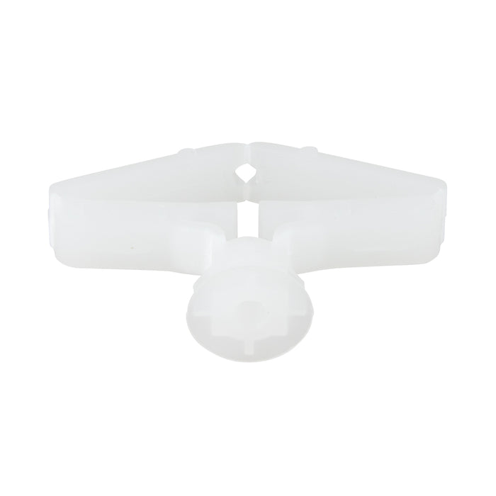 Poly-Toggle Screw Anchor, 1/8"- Mini, for #8-#10 Screw, Polypropylene