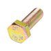 Hex Head Cap Screw DIN 933 M6 x 10mm LG, Full Thread Class 10.9 Steel Yellow Zinc Plated DIN 933/10.9-YZ M6X10 by Spaenaur Inc.