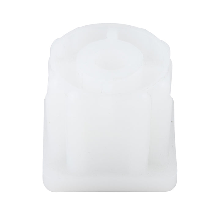 Plug Glide for 16/18 Gauge Square Tube 1-1/4" x 5/16" - 18 Polyethylene Natural Color by Spaenaur Inc.