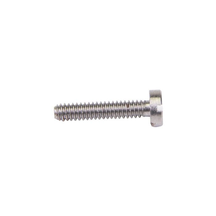 Machine Screw, Cheese Head, Slotted Drive, M1 x 0.25 mm UNC x 3 mm Length, Steel Plain by Spaenaur Inc.