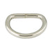 Dee Ring (Welded Joint) 2" Inside Width, .312" Wire DIA. Steel Nickel Plated by Spaenaur Inc.