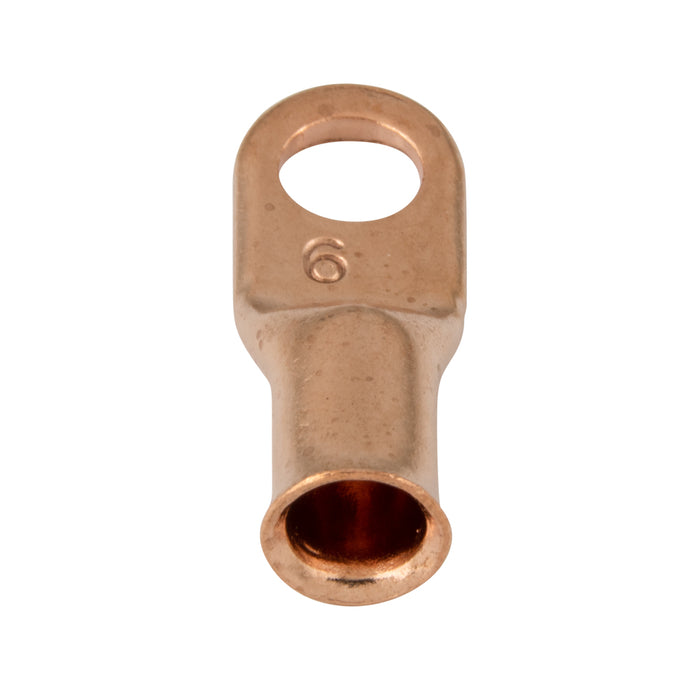 Light Duty Starter Lug #1 Cable, 1/4" Stud Copper