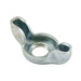 Wing Locknut #10-24 UNC Thread Stamped Spring Steel, Mechanical Zinc Plated by Spaenaur Inc.