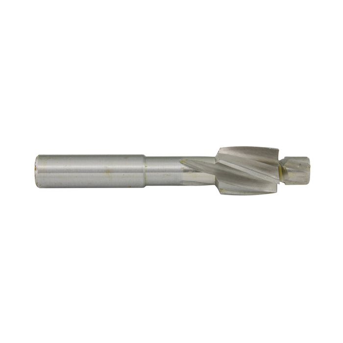 Flat Countersinker with Fixed Guide DIN 373, Cylindrical Shank, for M6 (11mm Csk DIA) 6.4mm Pilot High Speed Steel