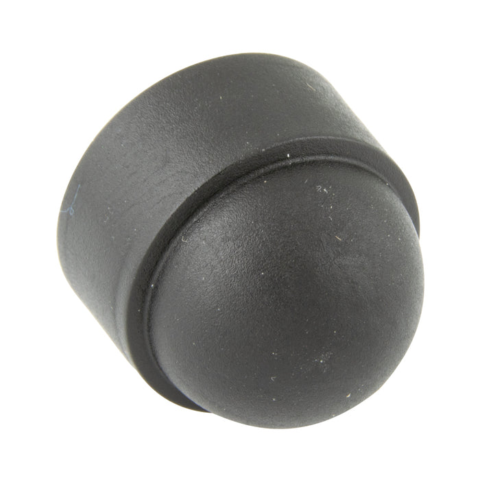 Hex Dome Protection Cap for 3/8" DIA Bolt (.544" A/F) Polyethylene Black by Spaenaur Inc.