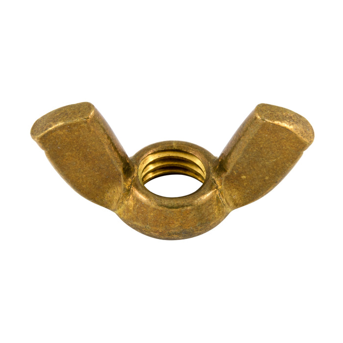 Wing Nut 7/16"-14 UNC Brass Plain Finish by Spaenaur Inc.