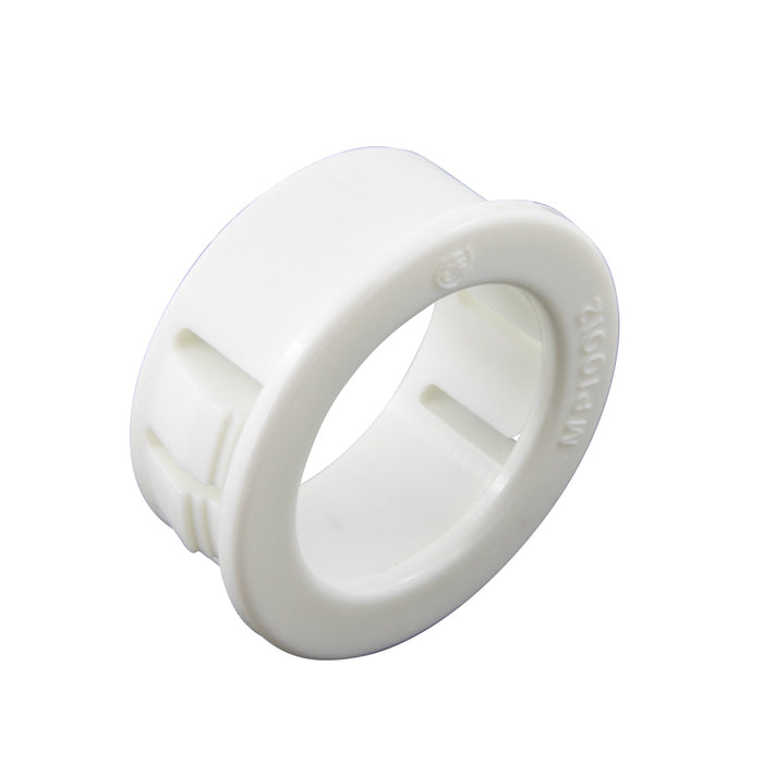 Snap-In Bushing .75" x .625" x 53/64" x 17/32" x .25" Nylon White by Spaenaur Inc.