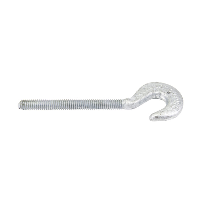 Turnbuckle Hook Fitting Right Hand Thread 5/16"-18 UNC x 4 1/2" Take Up 1030 Steel Hot Galvanized by Spaenaur Inc.