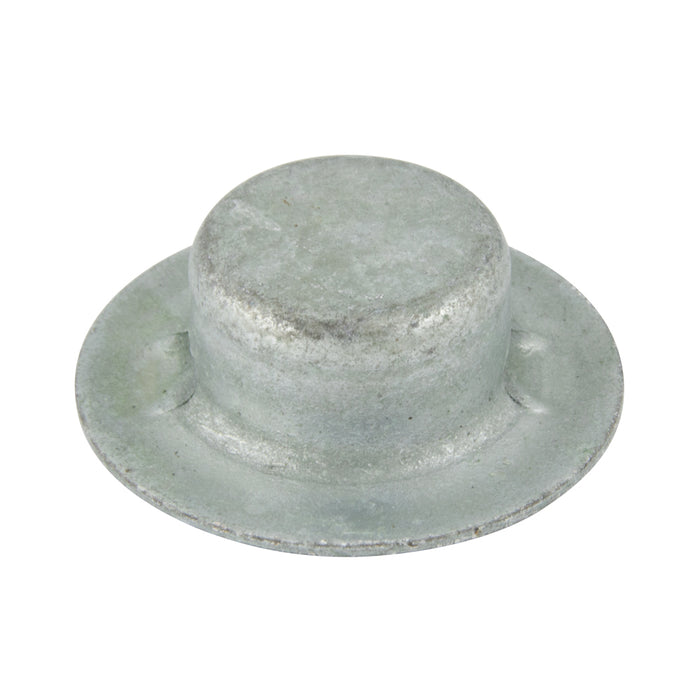 Écrou à pression de type « Washer Cap » pour tige de 5/16", rondelle de 5/8" de diamètre, hauteur totale de 0,236". Acier électrozingué et chromaté par Spaenaur Inc.