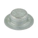 Écrou à pousser de type « Washer Cap » pour tige de 3/16", rondelle de 1/2" de diamètre, hauteur totale de 0,202", en acier zingué par électrolyse, fabriqué par Spaenaur Inc.