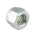 Hex Lock Nut Nylon Insert, Ref.No. 21Nm-02, .376-.367" WAF #10-32 UNF, .239"+/-.010" 0/A HT Steel Trivalent Zinc Plated by Spaenaur Inc.