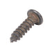 Tapping Screw, Button Head Torx TR25 Drive, #10 x 3/4" Length, Steel Plain by Torx®