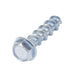 Hi-Lo Tapping Screw, Unslotted, Indented Hex Washer Head, #6 x 1/2" Length, Steel Zinc Plated, ASME/ANSI B18.6.4 by Spaenaur Inc.