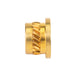 Compression Limiter, Precision Machined Headed, ID For M4 Bolt x 6mm Length, Brass by Spaenaur Inc.