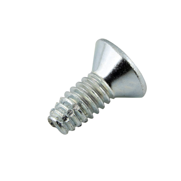 Thread-Cutting Screw, Phillips Flat Head, Type F #8-32 UNC x 7/16" LONG Low Carb Steel Case Hard Trivalent Zinc Plated, ANSI B18.6.4 by Spaenaur Inc.